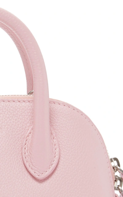 Shop Balenciaga Ville Top-handle Logo Bag In Pink