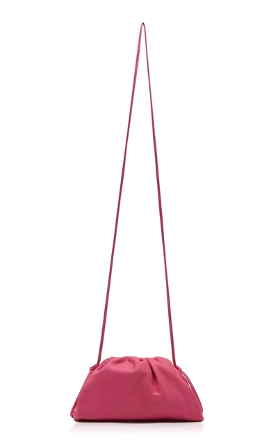 Shop Bottega Veneta The Mini Pouch Leather Clutch In Pink