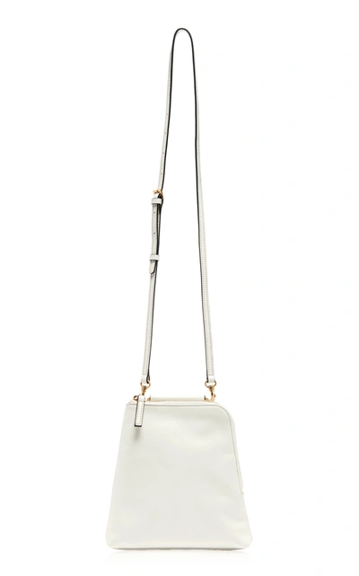 Shop Marge Sherwood Breeze Leather Top Handle Bag In White