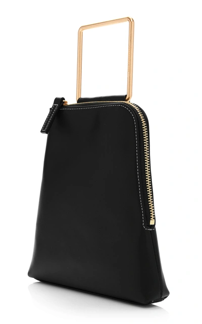 Shop Marge Sherwood Breeze Leather Top Handle Bag In Black