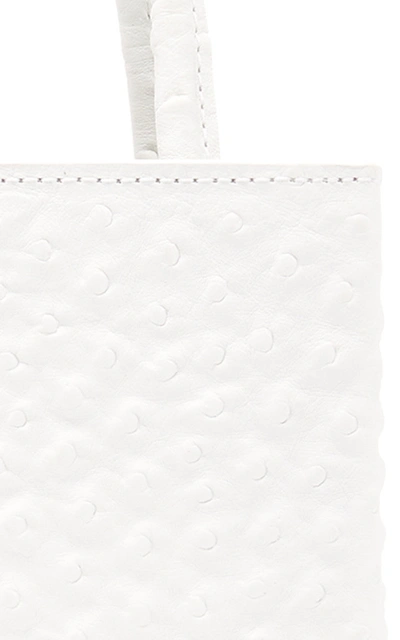 Shop Chylak Textured-leather Tote In White