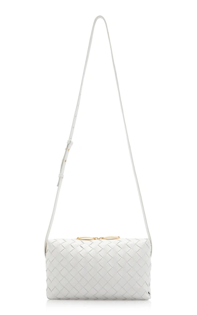 Shop Bottega Veneta Mini Bag In White