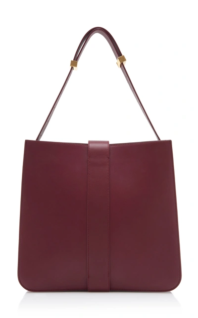 Shop Bottega Veneta Marie Bag In Burgundy