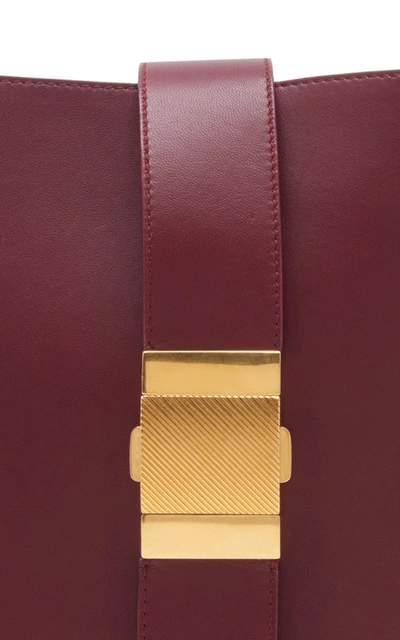 Shop Bottega Veneta Marie Bag In Burgundy