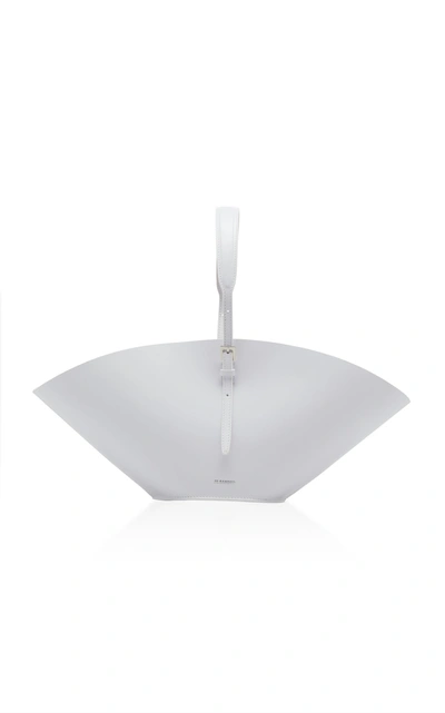 Shop Jil Sander Sombrero Small Leather Top-handle Bag In White