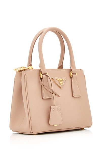 Shop Prada Galleria Saffiano Leather Micro Bag In Pink