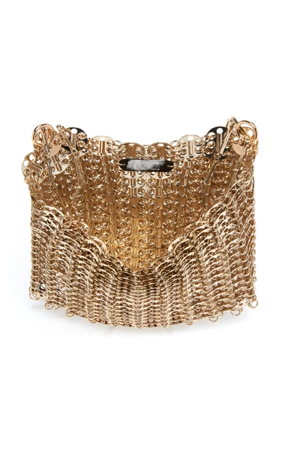Shop Rabanne Iconic 1969 Metal Chain Mail Bag In Gold