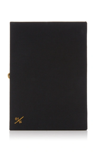 Shop Olympia Le-tan M'o Exclusive Jane Eyre Book Clutch In Black