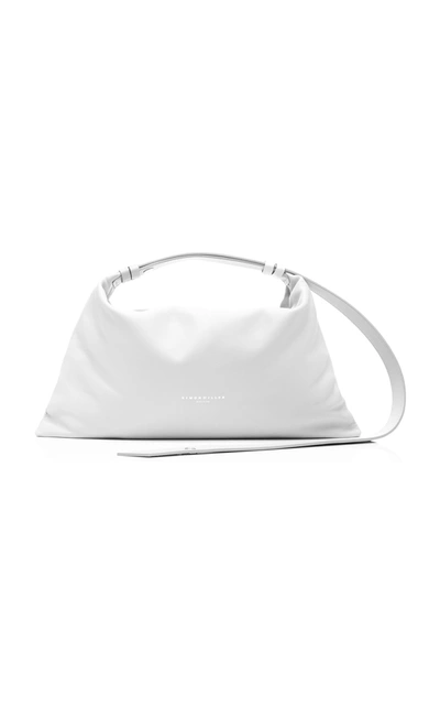 Shop Simon Miller Puffin Top Handle Bag In White