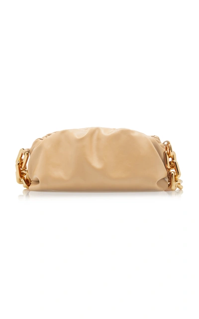 Shop Bottega Veneta The Chain Pouch Leather Bag In Neutral