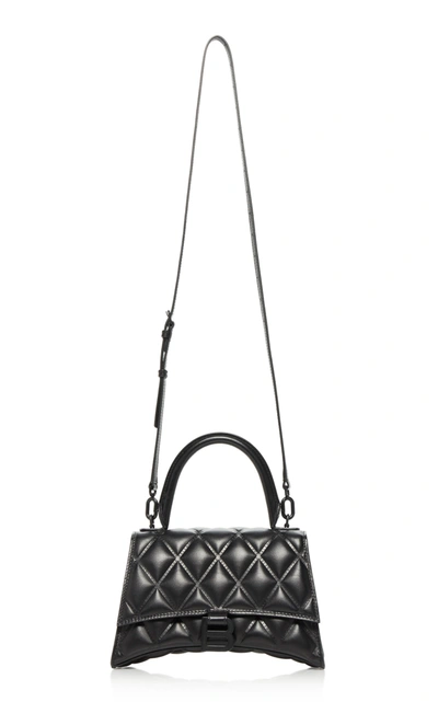 Balenciaga Tape Trimmed Small Hourglass Leather Bag – The Luxury Shopper