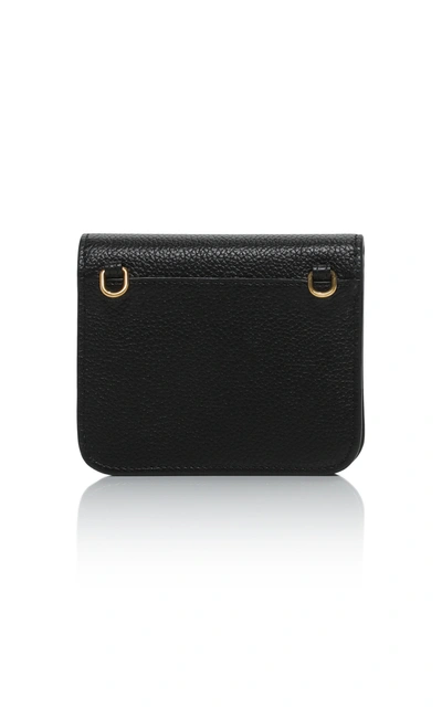 Shop Balenciaga Printed Textured-leather Wallet In Black