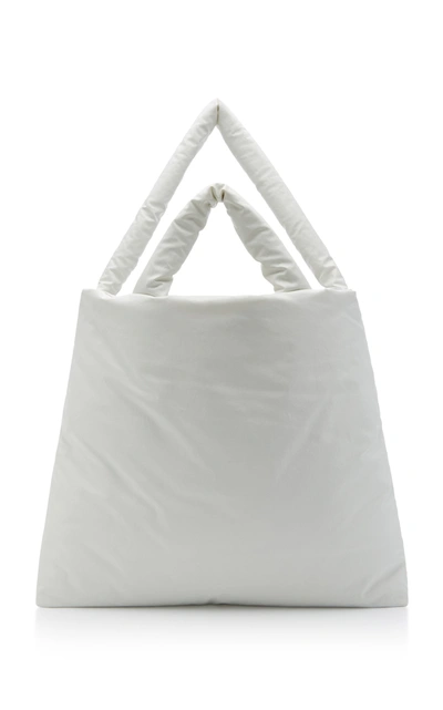 Shop Kassl Oil Padded Tote Bag In White