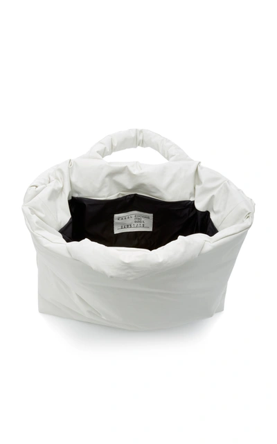 Shop Kassl Oil Padded Tote Bag In White