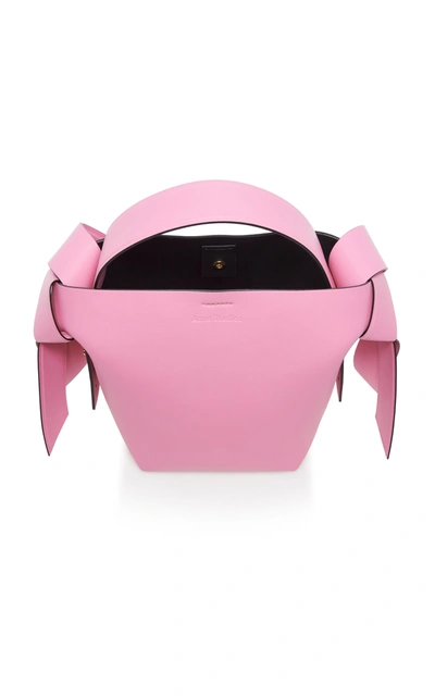 Shop Acne Studios Musubi Mini Leather Bag In Pink