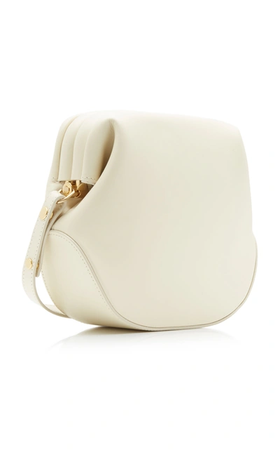 Shop Osoi Toast Brot Leather Shoulder Bag In Ivory