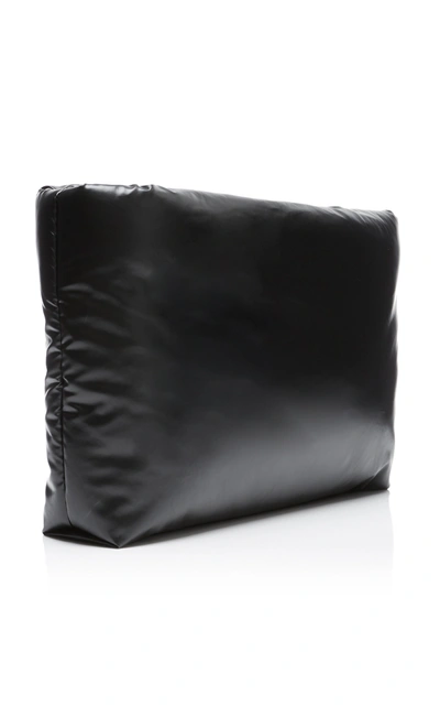 Shop Kassl Padded Nylon Clutch In Black