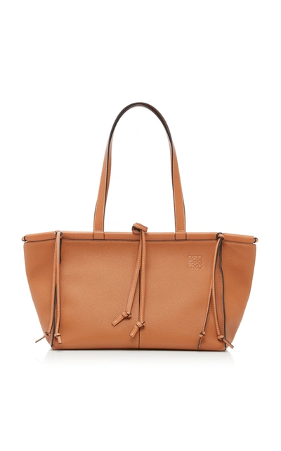 Shop Loewe Small Cushion Tote In Brown