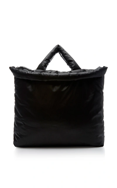 Shop Kassl Oil Padded Tote Bag In Black