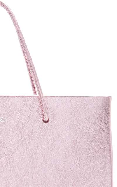 Shop Medea Hanna Leather Top-handle Bag In Pink