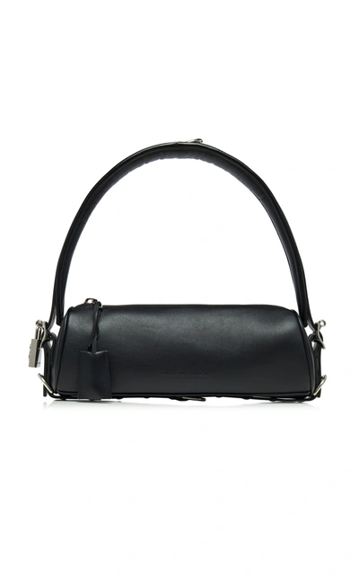 Shop Balenciaga Bond S Leather Bag In Black