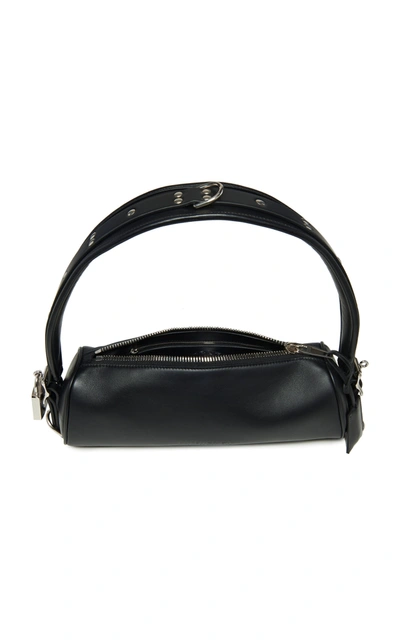 Shop Balenciaga Bond S Leather Bag In Black