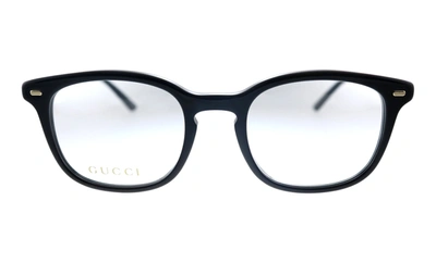 Shop Gucci Gg 0390o 001 Rectangle Eyeglasses In Demo