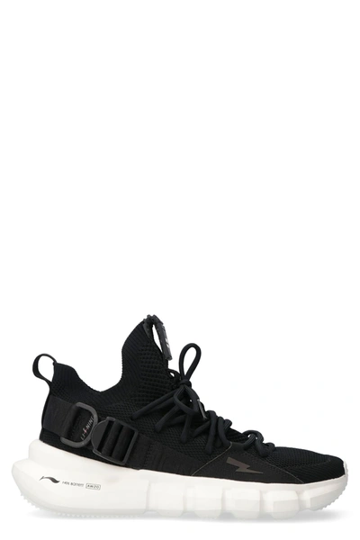 Shop Neil Barrett Essence Low-top Sneakers - Li-ning X  In Black