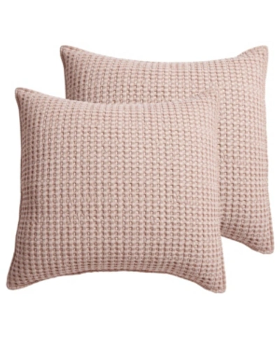 Shop Levtex Mills Waffle 2-pc. Sham Set, European In Blush