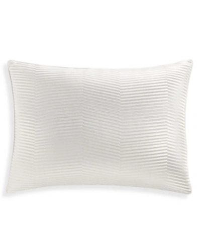 Shop Hotel Collection Channels Sham, Standard, Created For Macy's Bedding In White