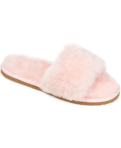 Shop Journee Collection Women's Dawn Slide Slippers In Pink