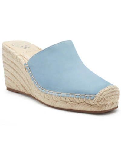Shop Vince Camuto Women's Kordinan Slip-on Espadrille Mules Women's Shoes In Blue Dreams