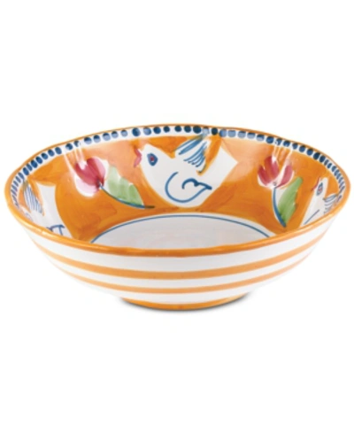 Vietri Campagna Large Serving Bowl In Orange