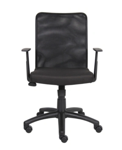 Shop Boss Office Products Budget Mesh Task Chair W/ T-arms In Black