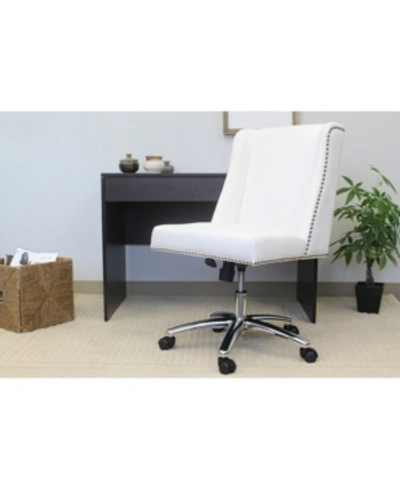 Shop Boss Office Products Decorative Task Chair In White