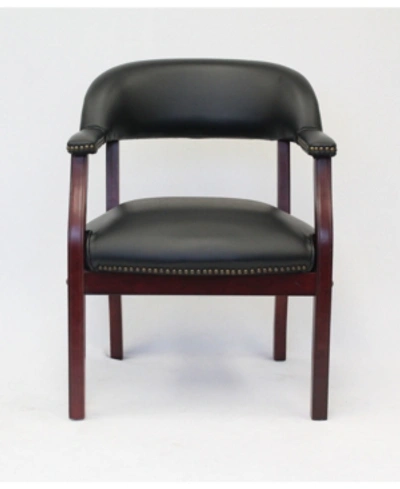 Shop Boss Office Products Captains Guest Chair In Black