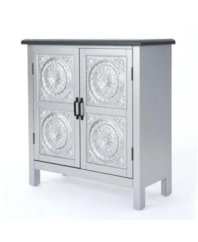 Shop Noble House Alana Firwood Cabinet In Charcoal