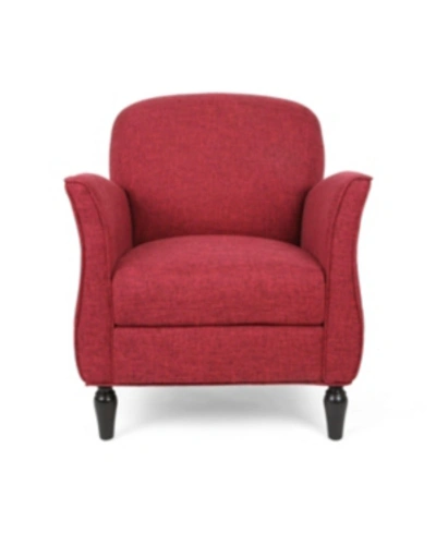 Shop Noble House Swainson Arm Chair In Red