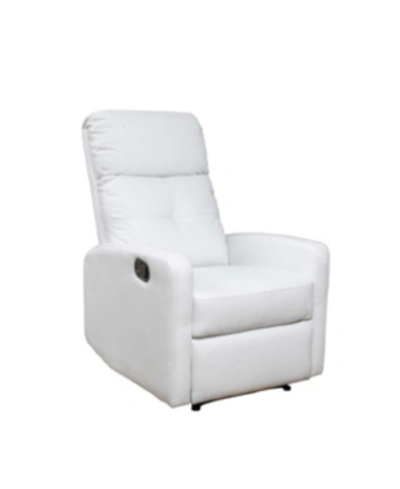 Shop Noble House Samedi Recliner In White