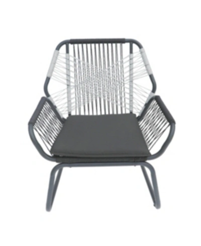 Shop Noble House Idaho Outdoor Club Chair In Grey