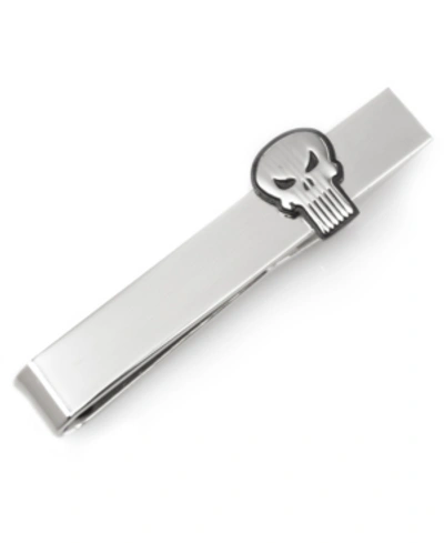 Shop Marvel Men's The Punisher Tie Bar In Silver