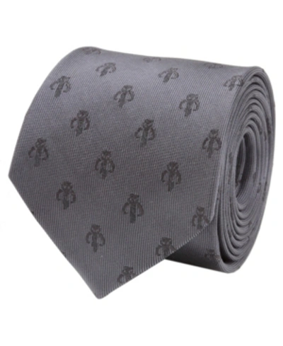 Shop Star Wars Men's Mandalorian Tie In Gray