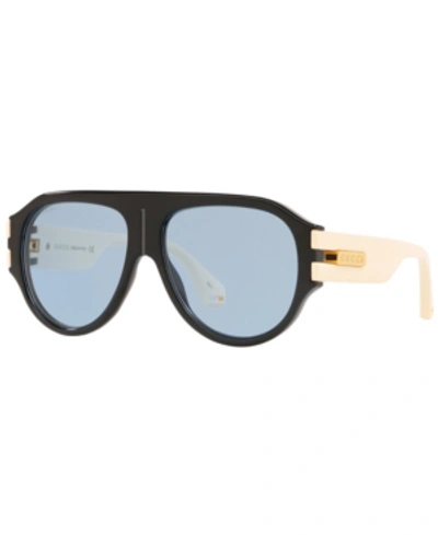 Shop Gucci Men's Sunglasses, Gg0665s 58 In Blue