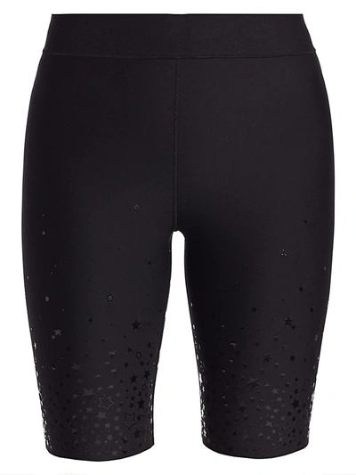 Shop Ultracor Women's Aero Celestial Biker Shorts In Nero Patent