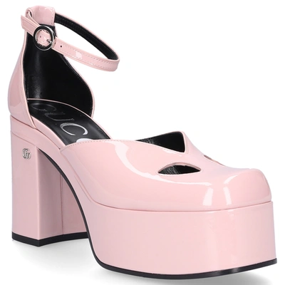 Shop Gucci Pumps Bnc00 Patent Leather In Pink