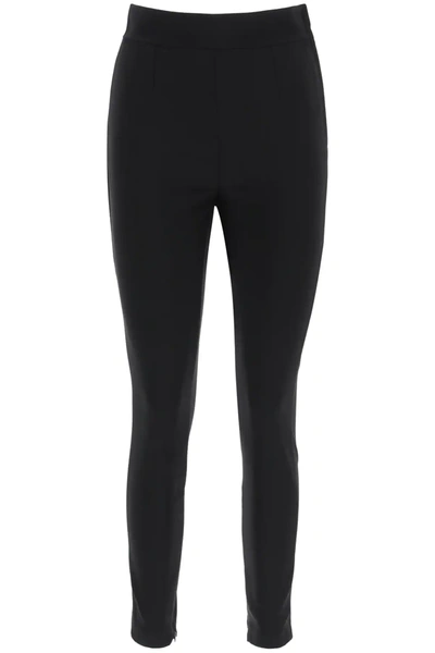 Shop Dolce & Gabbana Wool Leggings In Black