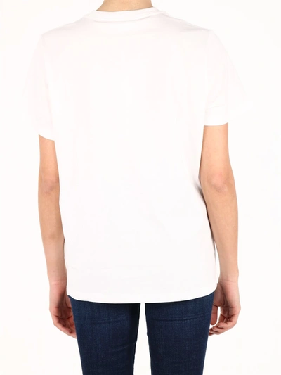 Shop Ganni T-shirt Smiley White