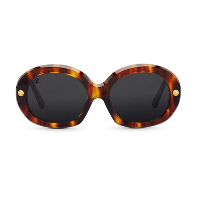 Shop Louis Vuitton La Piscine Sunglasses In Light Tort