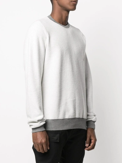 Shop Rick Owens Drkshdw Inside-out Look Sweatshirt In Neutrals