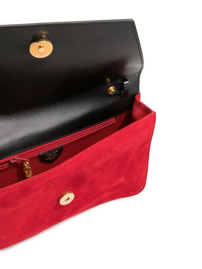 Pre-owned Celine  Flap Crossbody Bag In Red